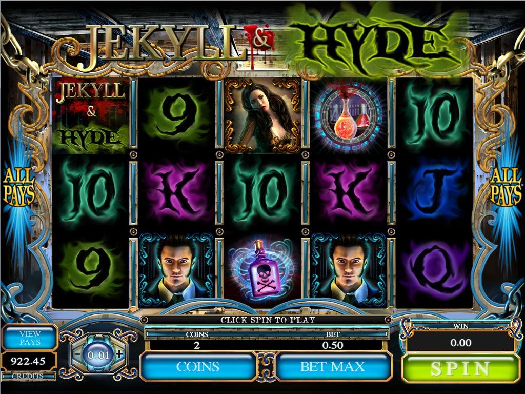 Видео-слоты «Jekyll and Hyde» в казино МаксБет